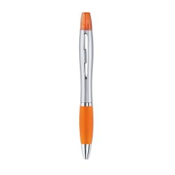 Stylo bille 2 en 1 Personnalisé Éco-responsable RIO DUO Matières : ABS Couleurs : jaune 2