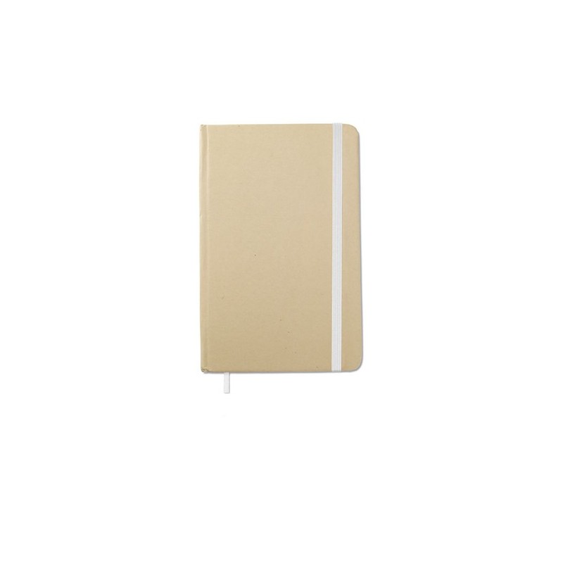 Calepin Éco-responsable en Papier Recyclé Personnalisé - EVERNOTE Matières : papier recyclé Couleurs : blanc
