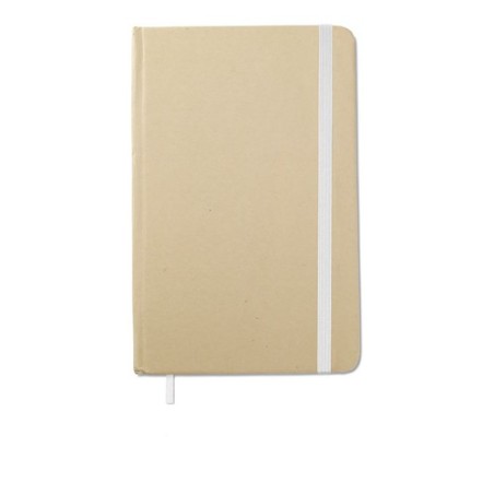 Calepin Éco-responsable en Papier Recyclé Personnalisé - EVERNOTE Matières : papier recyclé Couleurs : blanc