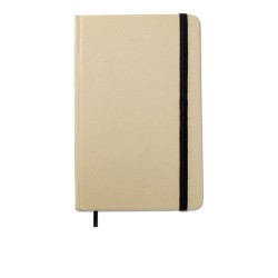 Calepin Éco-responsable en Papier Recyclé Personnalisé - EVERNOTE Matières : papier recyclé Couleurs : noir marquage laser ultra