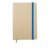 Calepin Éco-responsable en Papier Recyclé Personnalisé - EVERNOTE Matières : papier recyclé Couleurs : bleu impression haute déf