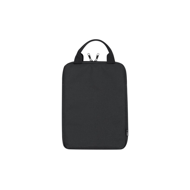 Housse personnalisée pour tablette pas cher Neizan Couleurs : bleu marine Matières : polyester recyclé cadeau collaborateur prem