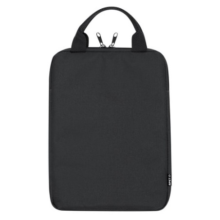 Housse personnalisée pour tablette pas cher Neizan Couleurs : bleu marine Matières : polyester recyclé cadeau collaborateur prem
