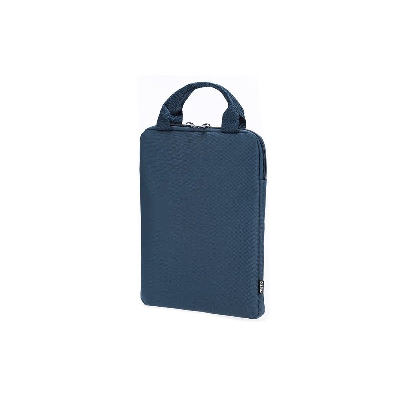 Housse personnalisée pour tablette pas cher Neizan Couleurs : bleu marine Matières : polyester recyclé marquage couleur éclatant