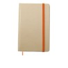 Calepin Éco-responsable en Papier Recyclé Personnalisé - EVERNOTE Matières : papier recyclé Couleurs : orange personnalisable av