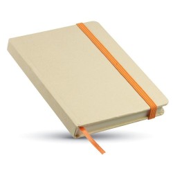 Calepin Éco-responsable en Papier Recyclé Personnalisé - EVERNOTE Matières : papier recyclé Couleurs : orange cadeau collaborate