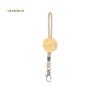 Porte-Clés Éco-responsable Personnalisable Pradim Matières : bambou