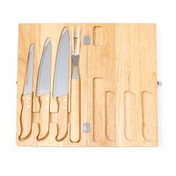 Set de Couteaux Personnalisés Éco-responsables Bergin Matières : bois 2
