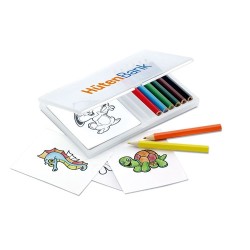 Set de Crayons de Couleur en Bois Personnalisé RECREATION Matières : polypropylène (PP) Couleurs : multicolore cadeau entreprise