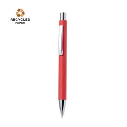 Stylo Éco-responsable Cadeau d'Entreprise Idéal Dynix Matières : papier recyclé Couleurs : blanc 2