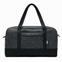 Sac de week-end personnalisé en feutre RPET INDICO BAG Matières : PET recyclé Couleurs : pierre cadeau entreprise pas cher