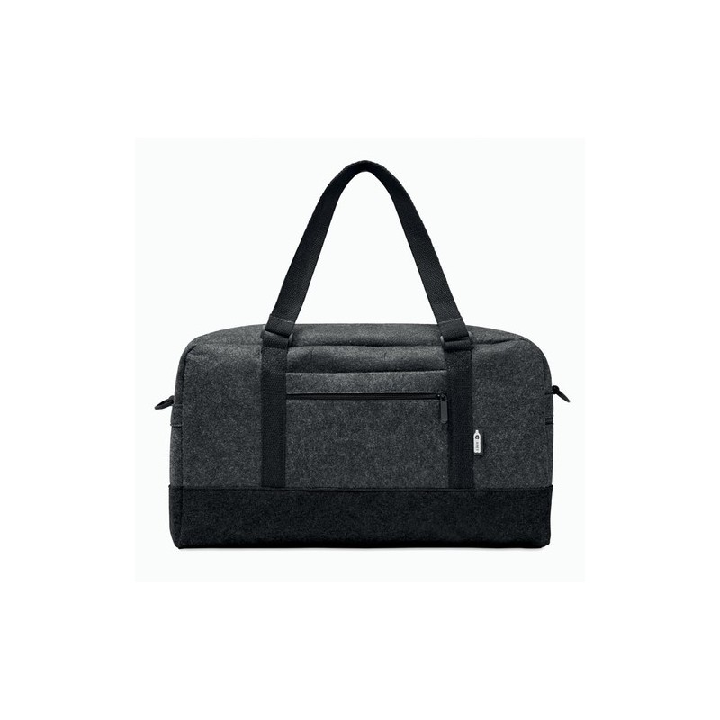 Sac de week-end personnalisé en feutre RPET INDICO BAG Matières : PET recyclé Couleurs : pierre cadeau entreprise pas cher