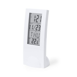 Station Météo Personnalisée Éco-responsable Geibol Couleurs : blanc cadeau entreprise pas cher