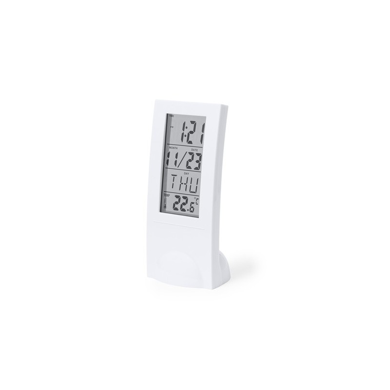 Station Météo Personnalisée Éco-responsable Geibol Couleurs : blanc cadeau entreprise pas cher
