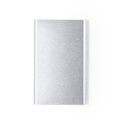 Power Bank Externe Personnalisée 5000 mAh Haryin pas cher Matières : aluminium Couleurs : argenté