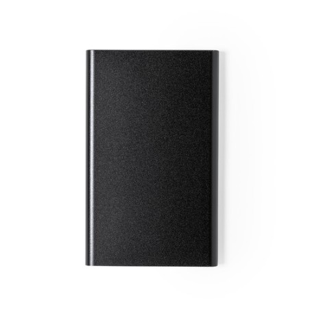 Power Bank Externe Personnalisée 5000 mAh Haryin pas cher Matières : aluminium Couleurs : noir personnalisable avec votre logo