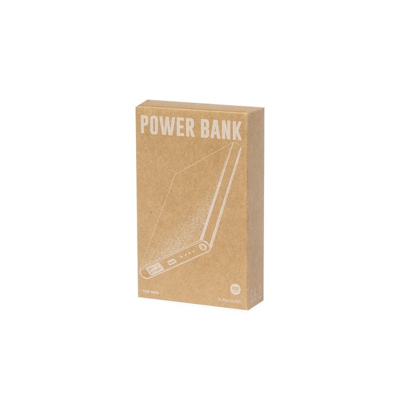 Power Bank Externe Personnalisée 5000 mAh Haryin pas cher Matières : aluminium Couleurs : noir goodies entreprise design