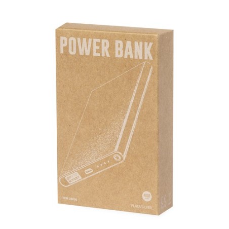 Power Bank Externe Personnalisée 5000 mAh Haryin pas cher Matières : aluminium Couleurs : noir goodies entreprise design