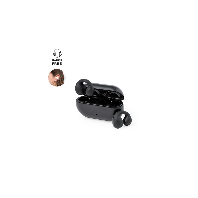 Écouteurs Bluetooth Confort Personnalisé pas cher Clip Gemston Couleurs : blanc goodies publicitaire événementiel