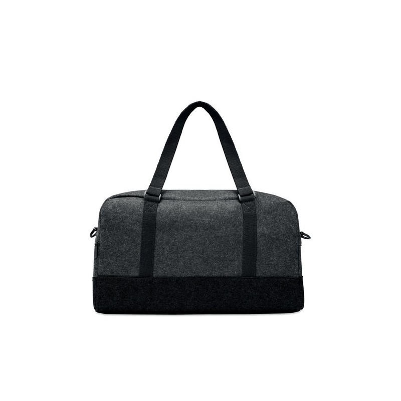 Sac de week-end personnalisé en feutre RPET INDICO BAG Matières : PET recyclé Couleurs : pierre goodies publicitaire événementie