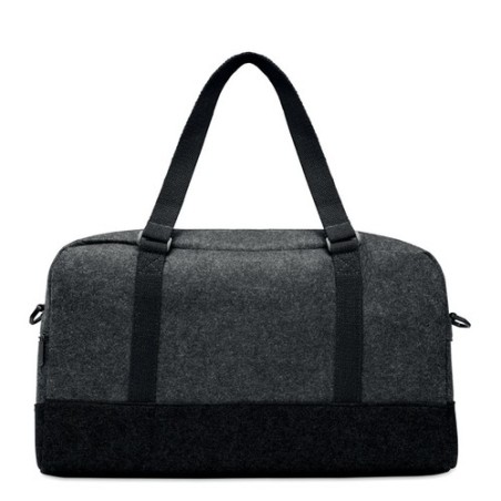 Sac de week-end personnalisé en feutre RPET INDICO BAG Matières : PET recyclé Couleurs : pierre goodies publicitaire événementie