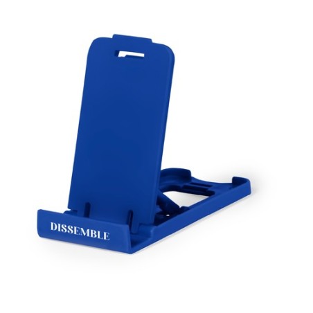 Support Éco-responsable Personnalisé pour Tablette et Smartphone - Asher pas cher Couleurs : bleu objet promotionnel éco-respons