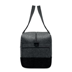 Sac de week-end personnalisé en feutre RPET INDICO BAG Matières : PET recyclé Couleurs : pierre impression haute définition