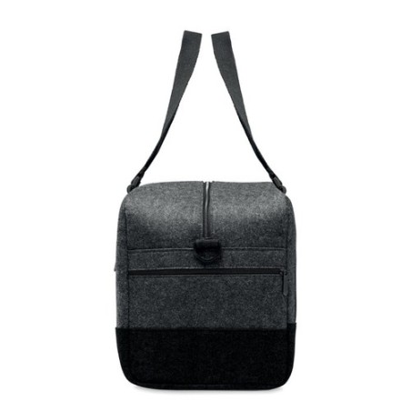 Sac de week-end personnalisé en feutre RPET INDICO BAG Matières : PET recyclé Couleurs : pierre impression haute définition