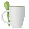 Mug DUAL personnalisé avec cuillère 250 ml impression haute définition