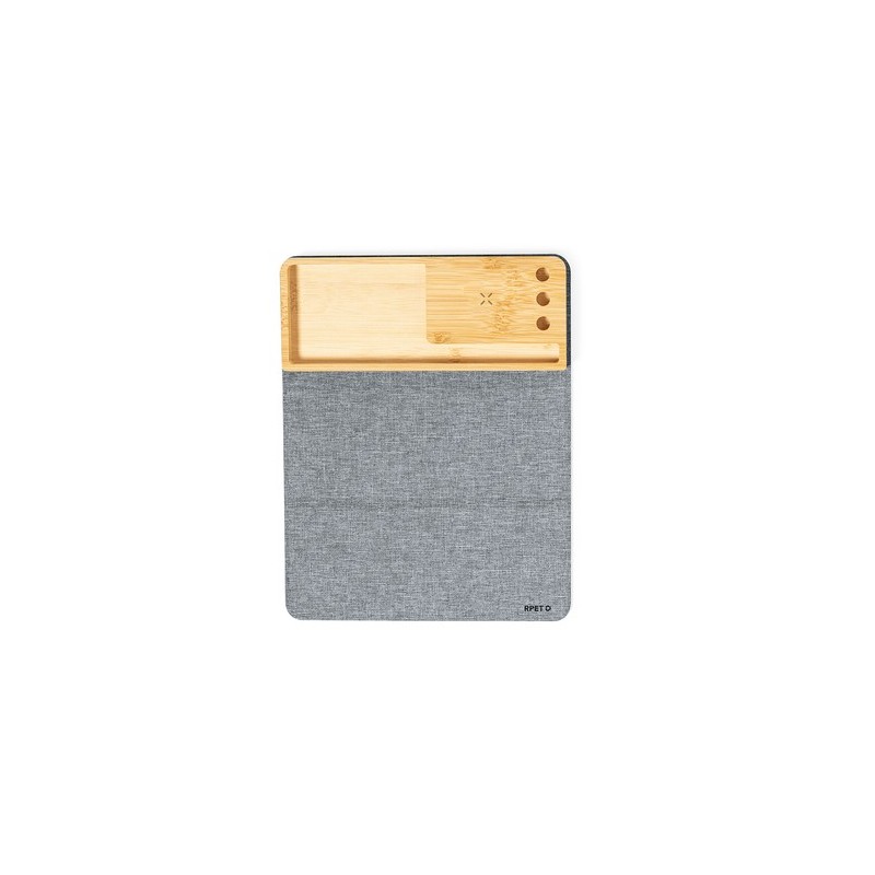 Tapis Souris Multifonction Éco-responsable et Publicitaire avec Chargeur Organisateur Hossian
