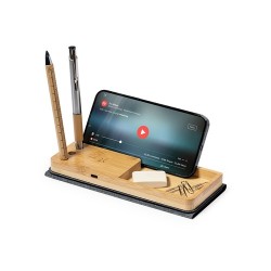 Tapis Souris Multifonction Éco-responsable et Publicitaire avec Chargeur Organisateur Hossian goodies publicitaire événementiel