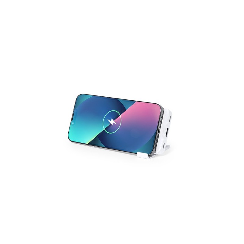 Batterie Externe Personnalisée Power Bank Barry Couleurs : blanc cadeau entreprise pas cher