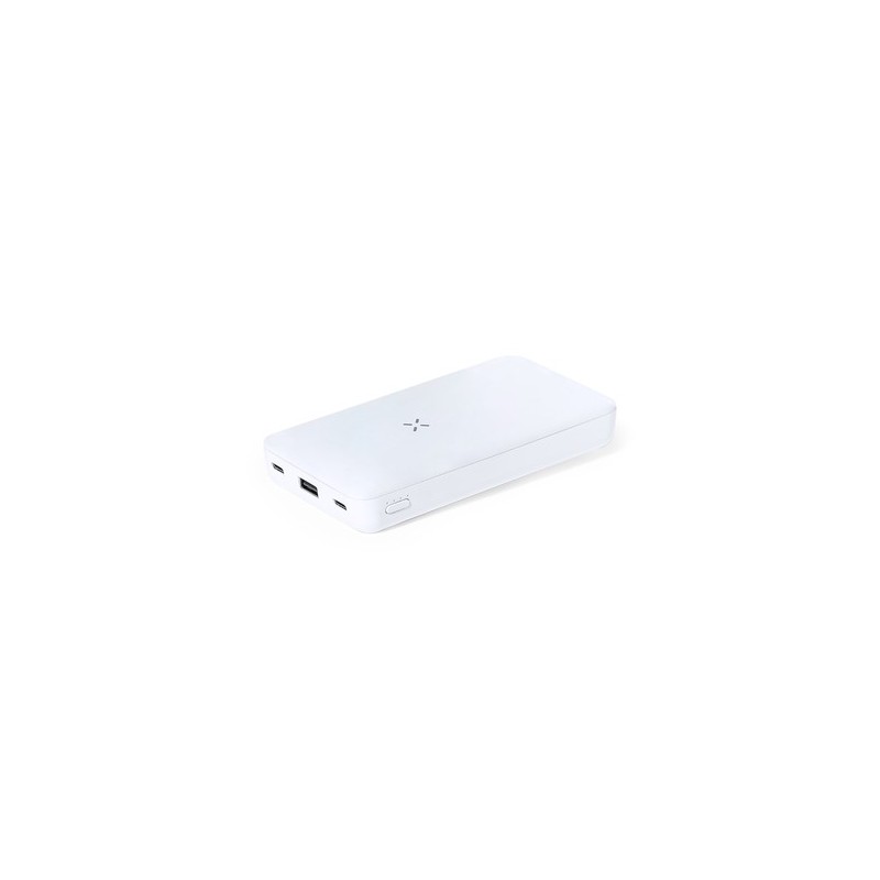 Batterie Externe Personnalisée Power Bank Barry Couleurs : blanc goodies publicitaire événementiel