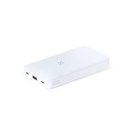 Batterie Externe Personnalisée Power Bank Barry Couleurs : blanc goodies publicitaire événementiel