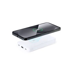 Batterie Externe Personnalisée Power Bank Barry Couleurs : blanc impression haute définition