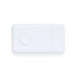 Batterie Externe Personnalisée Power Bank Barry Couleurs : blanc objet promotionnel éco-responsable