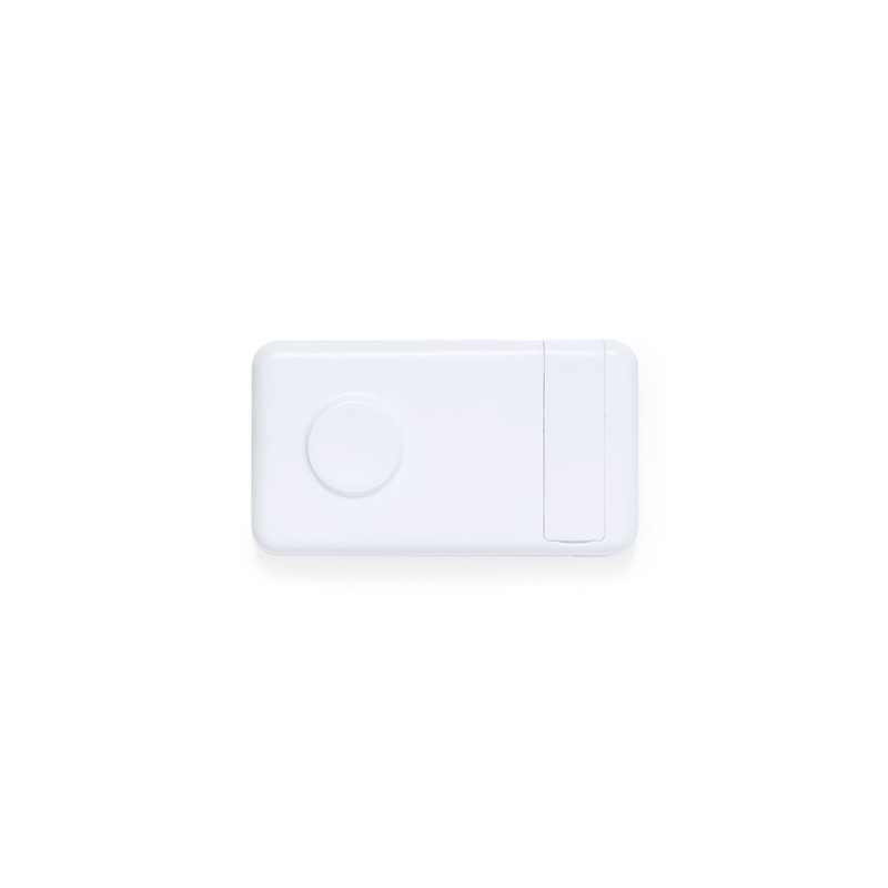 Batterie Externe Personnalisée Power Bank Barry Couleurs : blanc objet promotionnel éco-responsable