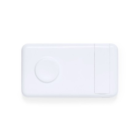 Batterie Externe Personnalisée Power Bank Barry Couleurs : blanc objet promotionnel éco-responsable