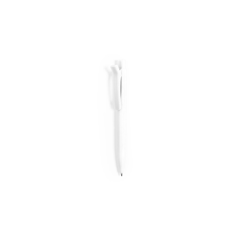 Stylo Bille Personnalisé en Jeans Couleurs : blanc objet publicitaire robuste