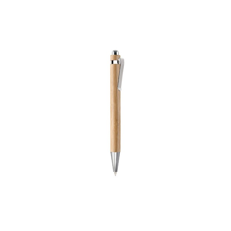 Stylo bille automatique personnalisé  SUMATRA Matières : bambou Couleurs : bois