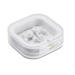 Oreillettes en silicone personnalisées pour une isolation sonore - MUSISOFT Matières : polystyrène (PS) Couleurs : blanc