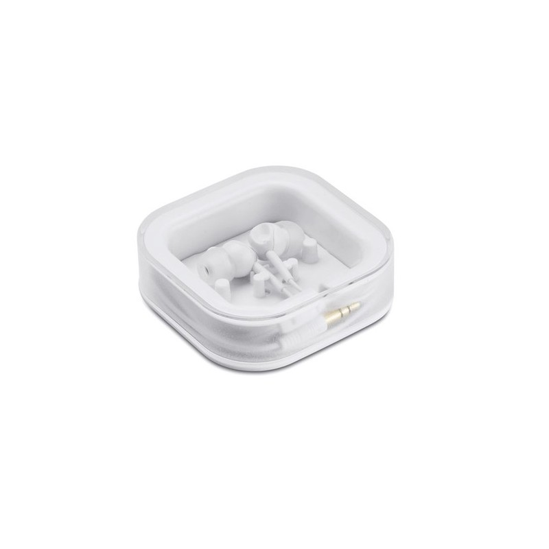Oreillettes en silicone personnalisées pour une isolation sonore - MUSISOFT Matières : polystyrène (PS) Couleurs : blanc