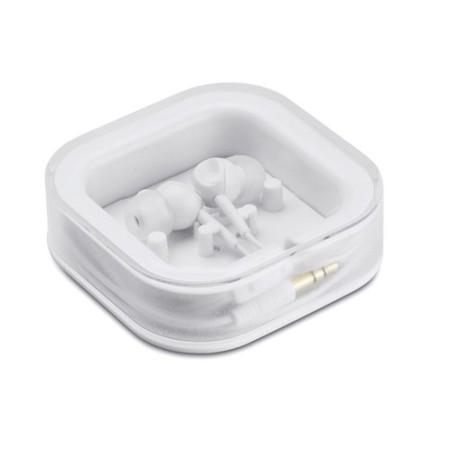 Oreillettes en silicone personnalisées pour une isolation sonore - MUSISOFT Matières : polystyrène (PS) Couleurs : blanc