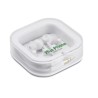 Oreillettes en silicone personnalisées pour une isolation sonore - MUSISOFT Matières : polystyrène (PS) Couleurs : blanc goodies