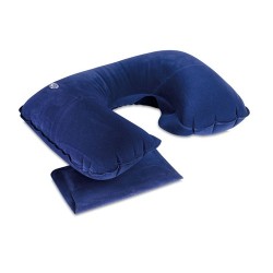 Oreiller gonflable personnalisé avec étui - Travelconfort Matières : PVC Couleurs : bleu 2