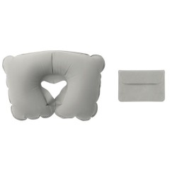 Oreiller gonflable personnalisé avec étui - Travelconfort Matières : PVC Couleurs : bleu 2