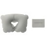 Oreiller gonflable personnalisé avec étui - Travelconfort Matières : PVC Couleurs : gris personnalisable avec votre logo