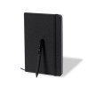 Set Personnalisé de Cahier et Stylo Nimaly Matières : polyester Couleurs : noir cadeau entreprise pas cher
