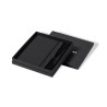 Set Personnalisé de Cahier et Stylo Nimaly Matières : polyester Couleurs : noir livraison express 24h 48h