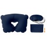 Set de Voyage Confortable Personnalisé avec Oreiller, Masque et Bouchons TRAVELPLUS Matières : PVC Couleurs : bleu